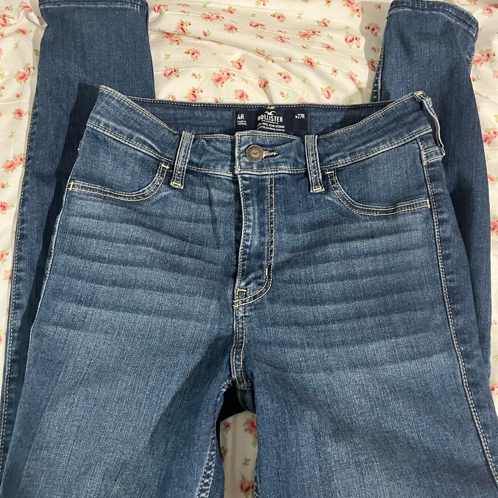Hollister Blue Skinny Jeans Classic Denim